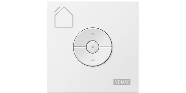 VELUX KLI 313 Wall Switch for Electric/Solar Exterior Anti Heat Shutters &amp; Blinds - White