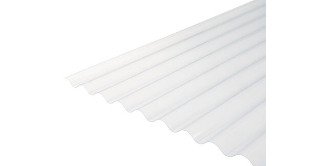 Solstice 3" ASB Heavy Duty Corrugated PVC Roof Sheet - 1.1mm Thick