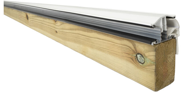 Solstice Capex Snap Down Gable End Bar - White