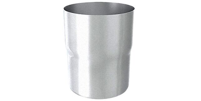 Alumasc 80mm Infinity Steel Loose Round Downpipe Connector