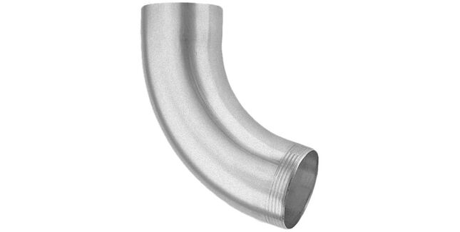 Alumasc Infinity Steel 70° Degree Single Socket Downpipe Bend - 80mm