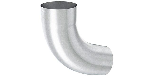 Alumasc Infinity Steel 90° Degree Single Socket Downpipe Bend - 80mm