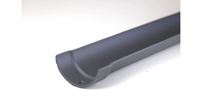Hargreaves Premier 1.8m Cast Iron Half Round Gutter Length - Primed