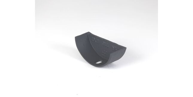 Hargreaves Premier Cast Iron External Gutter Stop End - Primed