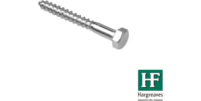 Hargreaves Premier M8 Zinc Plated Coach Screws