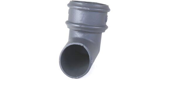 Hargreaves Premier Cast Iron Round Downpipe Shoe - Primed