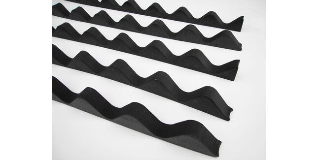 14/3 Corrugated Flute Foam Fillers Ridge - 1m (Pack of 10)