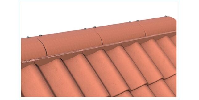 Forticrete PAN8 Vented Ridge Pack (6m)