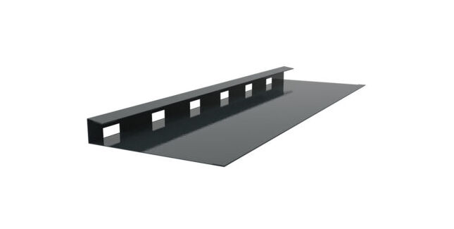 Kytun Slate Dry Valley Trim Aluminium (Pack of 10)