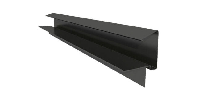 Kytun Tile Dry Verge System PVC Black-3m (Pack of 4)