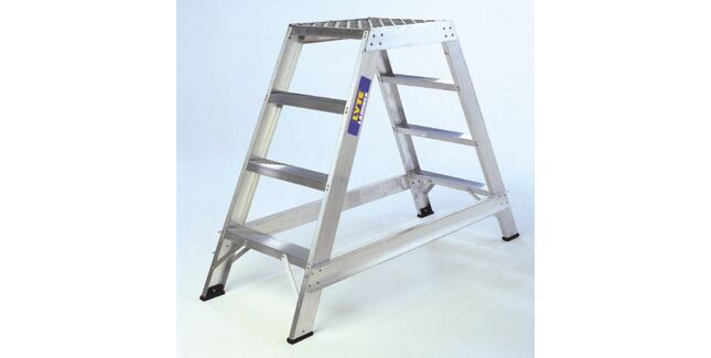 Lyte Fixed Industrial Double Sided Step Ladder