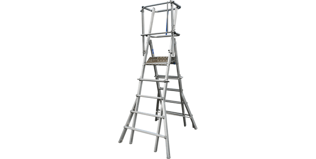 Multi-Lyte Telescopic Platform Aluminium Ladder