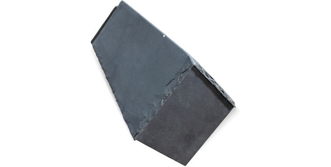 Mayan Natural Slate Block end Ridge – Slate Dry RealRidge - Graphite