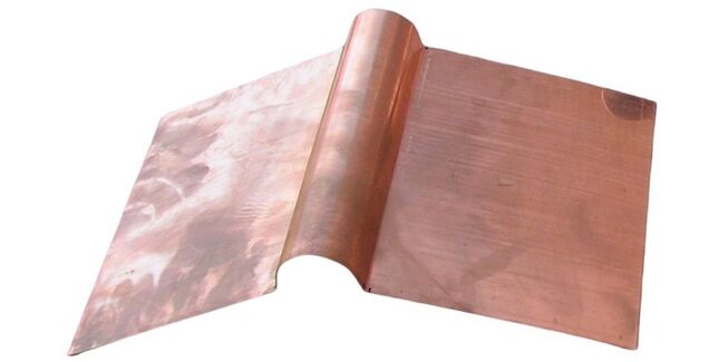 Metal Gutta Copper Roll Top Roof Ridge