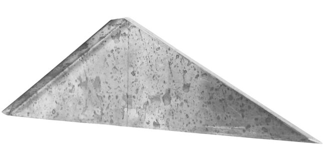 Metal Gutta Copper V Shape Roof Ridge Stop End