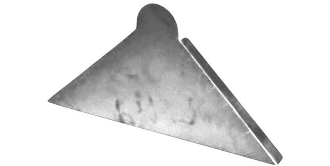 Metal Gutta Zinc Roll Top Roof Ridge Stop End