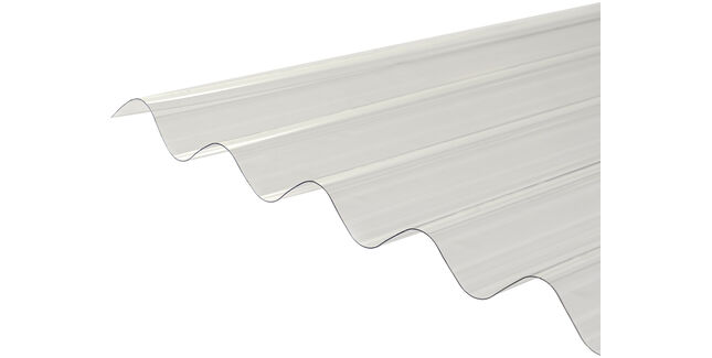 Solstice Corrugated Polycarbonate Sheet - Clear