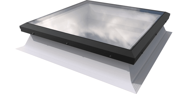 Brett Martin Safety Laminated Double Glazed Flat Glass Rooflight (150mm PVC Kerb)