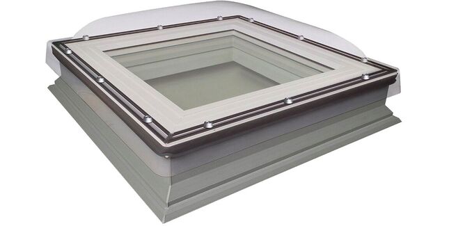 FAKRO Non-Opening Double Glazed Domed Flat Roof Window (DXC-C)