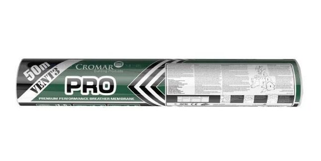 Cromar Vent 3 Pro Breather Membrane - 1.5m x 50m