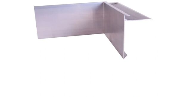 Areco Aluminium AF10 Roof Edge Internal Corner Trim - 200mm x 200mm x 100mm