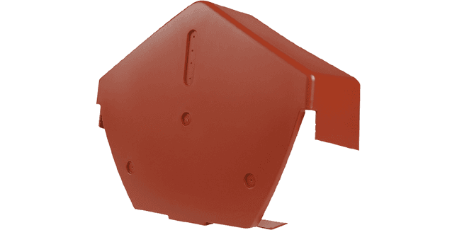 Timloc Universal Angled Ridge Cap - Red (Box of 10)