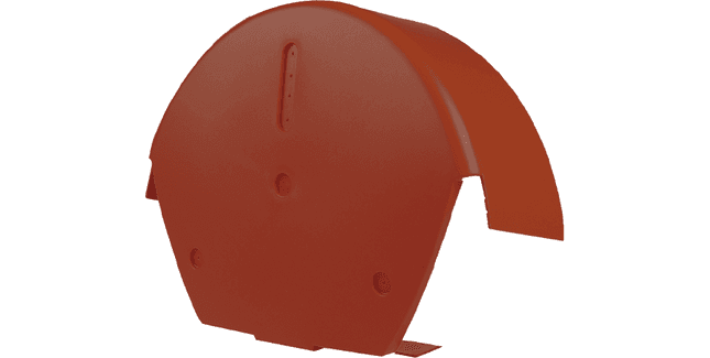 Timloc Universal ½ Round Ridge Cap - Red  (Box of 10)