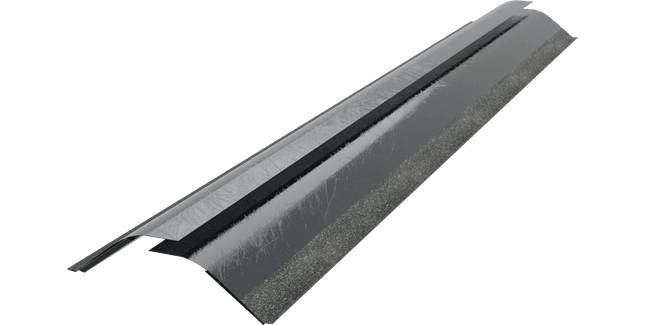 Hambleside Danelaw VentRidg Universal Ventilating GRP Ridge Tray System - Anthracite (Pack of 8)