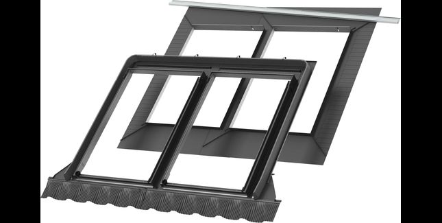 VELUX Pro side-by-side Flashing with  100-160mm Gap - BFX  - 55x78cm