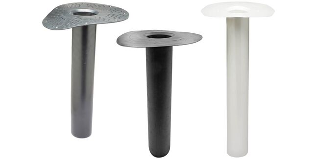 DEKS 80 - 200mm Extended Industrial Flat Roof Drain Connector