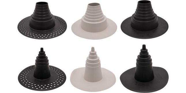 DEKS 10-200mm Watertight Flat Roof Pipe Sealing Collar