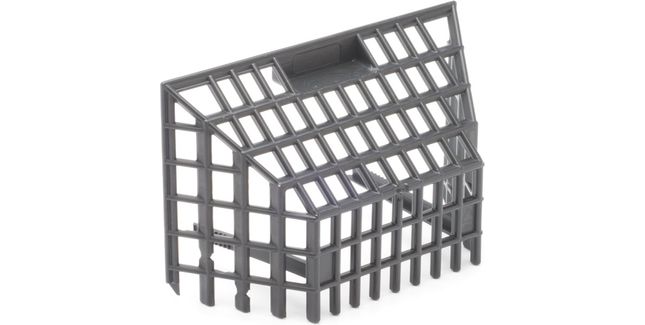 DEKS Angle Strap Leaf &amp; Gravel Guard For 45/90° Flat Roof Drain Connectors