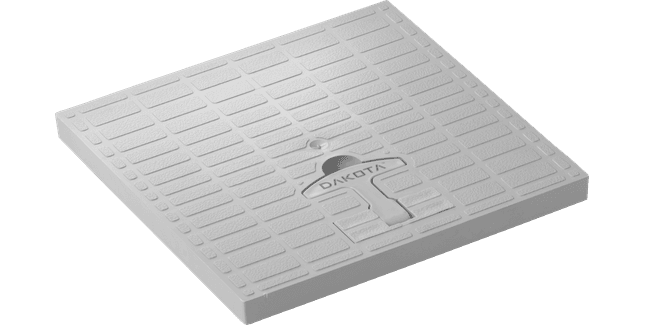 DekDrain Hydrus Polypropylene Solid Catch Pit Cover with Handle (300mm x 300mm)