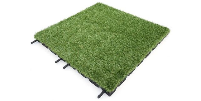 Castle Composites Grassflex Artificial Grass Interlocking Rubber Tile