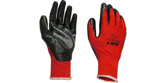 Scan Red Nitrile Glove