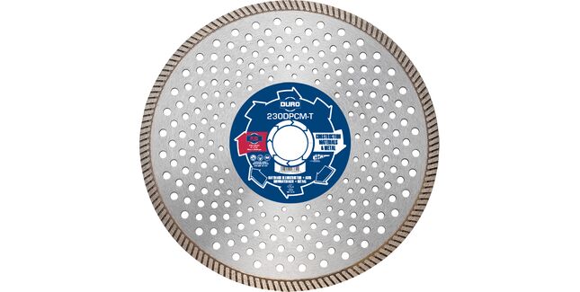 Duro 9" Premium Diamond Blade - Construction Materials &amp; Metal