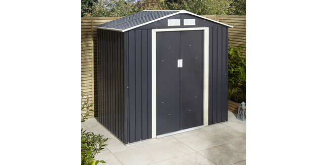 Rowlinson Trentvale Metal Apex Shed