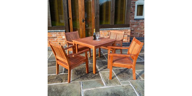 Rowlinson Willington Square 4 Seat Set