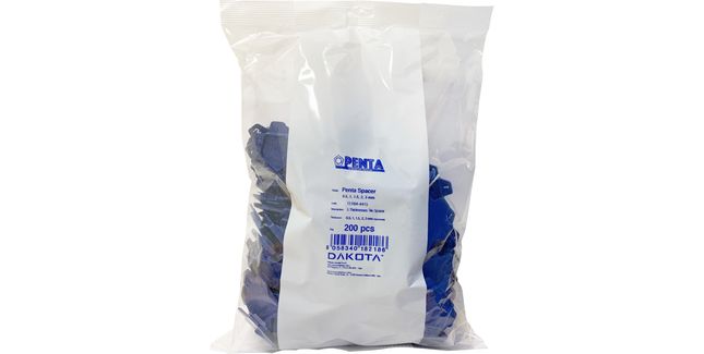 DEKS Landscaping Reusable Multi thickness Grout spacer for tiles (1mm) - Pack of 200