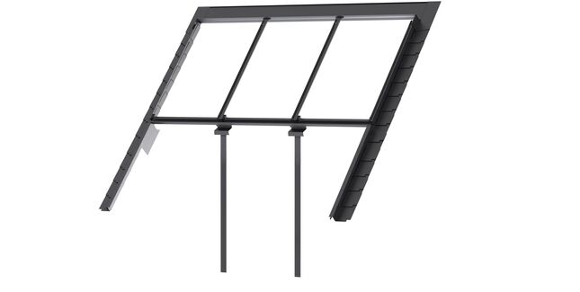 VELUX EFL MK04 2032E Slate Flashing, Triple Install VFE/VIU, Grey, 100mm Gap, +BDX, 78cm x 98cm