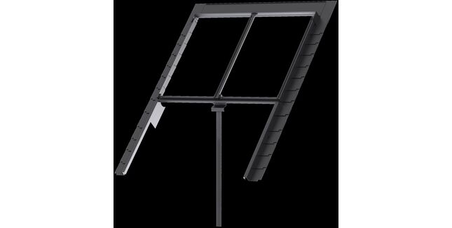 VELUX EFL PK08 2022E Slate Flashing, Twin Install VFE/VIU, Grey, 100mm Gap, +BDX, 94cm x 140cm