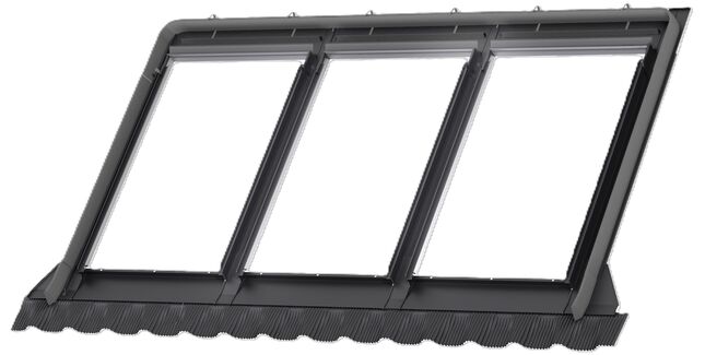 VELUX EKJ PK06 2021M Tile Recessed, Classic Side-by-side, 100-160mm Gap (incl BDX Collar), 94cm x 118cm