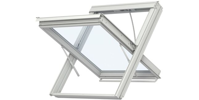 VELUX GGU MK04 007040D Centre-Pivot Smoke Ventilation Roof Window 78cm x 98cm