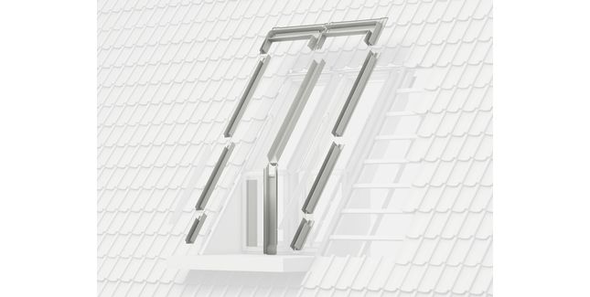 VELUX EEW M08 2000 Pro+ flashing set EEW Roof terrace 780mm x 1398mm Aluminum, dark grey