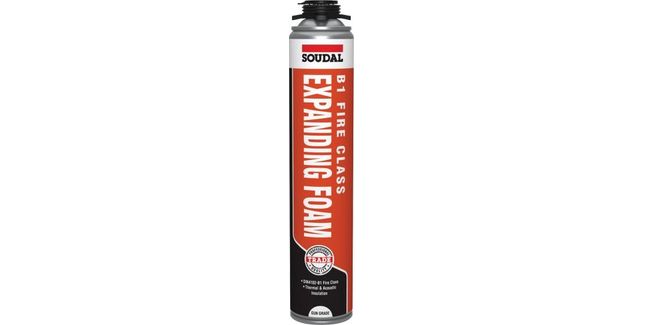 Soudal - B1 Fire Acoustic Expanding Foam - Gun Grade - 750ml