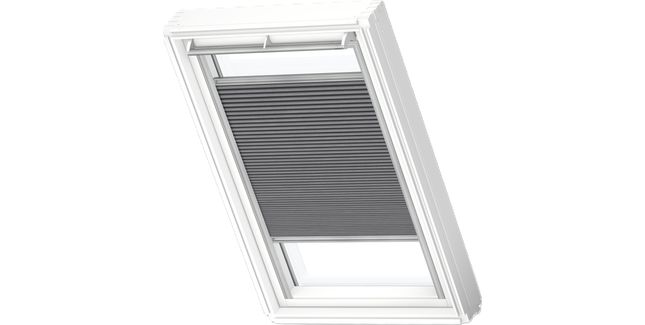 VELUX Manual Pleated Blackout Energy Dark Taupe 94cm x 118cm