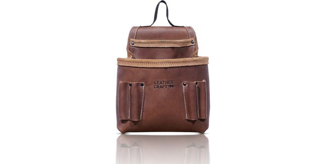Leathercraft Brown Oil Tan Single Pocket Pouch