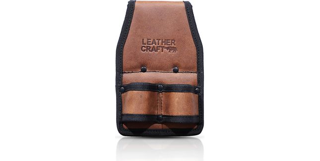 Leathercraft Brown Oil Tan Double Podger Holder
