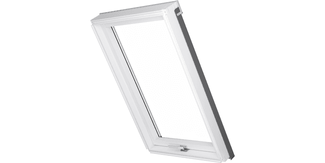 Wooden Double-Glazed RoofLITE+ SOLID White Painted Roof Window