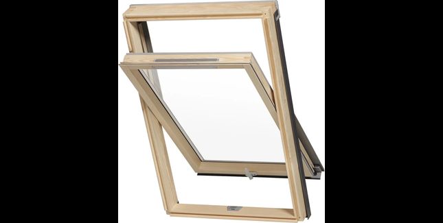 Wooden Double-Glazed RoofLITE+ SOLID VENT Roof Window
